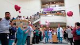 Hospital throws celebration for 'miracle’ premature baby discharged from NICU after 128 days