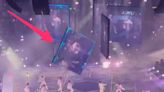 Harrowing video shows a large screen crushing performers during Hong Kong boy band Mirror's show. Fans had warned that the set seemed unstable.