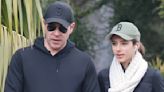 James Stewart looks the doting father on walk with daughter Scout, 12