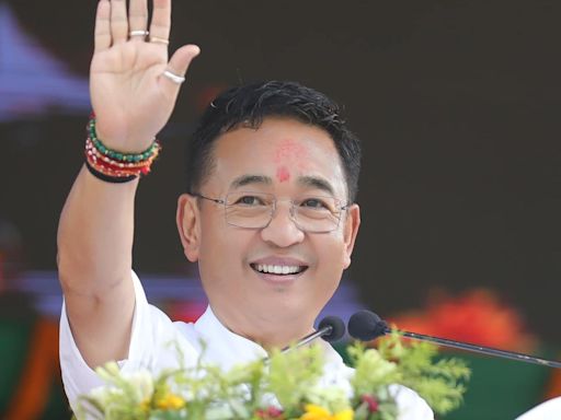 Sikkim's ruling SKM set for big win, CM Tamang leads