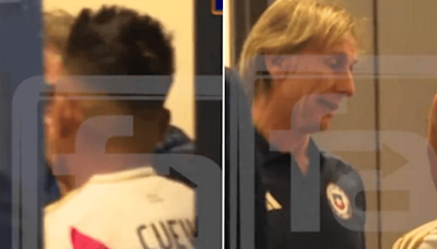 Christian Cueva y Ricardo Gareca se ven a SOLAS y tienen EMOTIVO reencuentro tras el Perú vs Chile