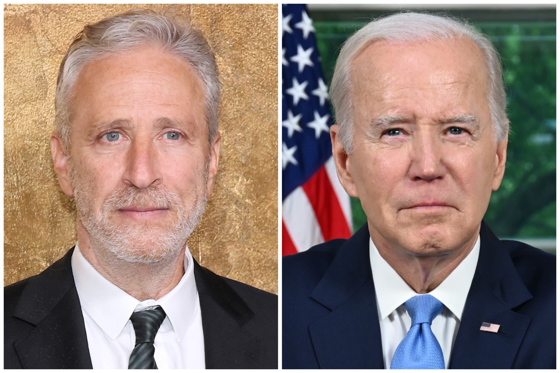 Biden Is ‘Becoming Trumpian,’ Says Jon Stewart on ‘Weekly Show’ Podcast: His Refusal to Discuss Stepping...