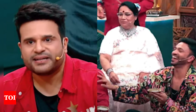 Laughter Chefs: Vicky Jain's mother brings kheer to celebrate her son's birthday; Krushna Abhishek jokes 'kheer mein diamond nikalne chahiye' | - Times of India