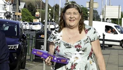 Cheryl Fergison pictured for the first time since revealing cancer battle