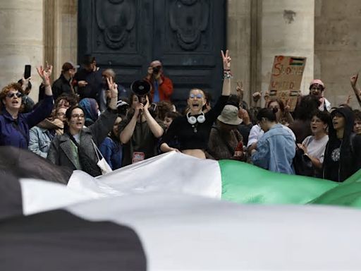 Polícia reprime manifestação pró-Palestina na Universidade de Sorbonne, três dias após mobilização na Science Po