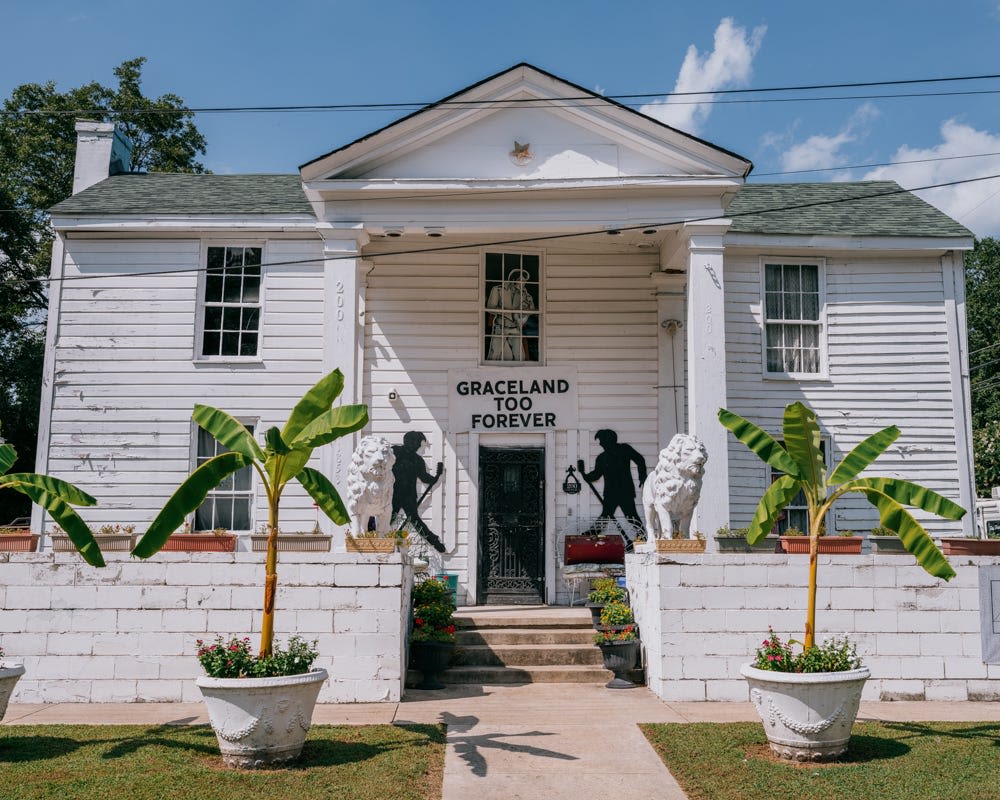 Graceland Too: Woman 'cursed' by Elvis fan's mansion resurrecting Holly Springs home