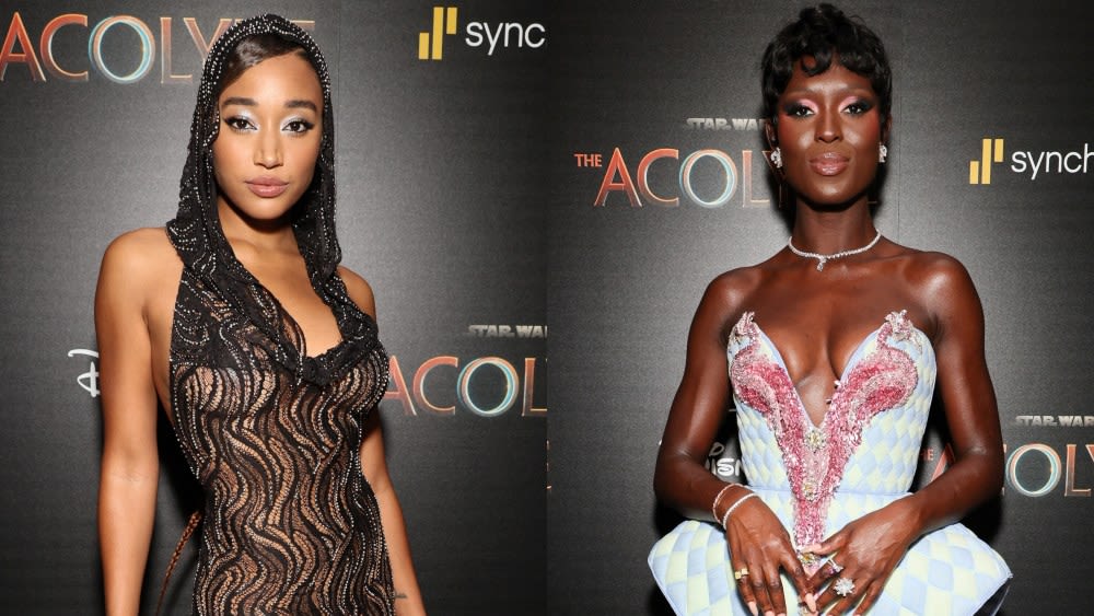 Amandla Stenberg Elevates Futuristic Dressing in See-through Dion Lee Look and Jodie Turner-Smith Pops in Balmain Flamingo...
