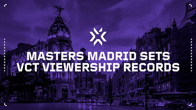 Riot Games reveals VCT Masters Madrid viewership data