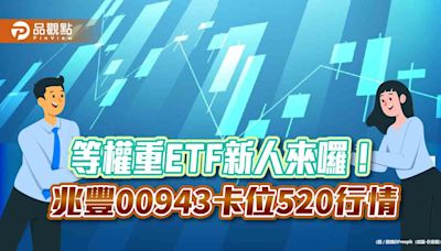 00943今開募！卡位520行情 兆豐等權重ETF「三兄弟」成軍