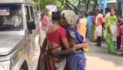 Video: No Wheelchair, Tamil Nadu Woman Carries Mother, 80, Inside Hospital