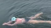 Grandmother makes history as first person to complete 17-hour swim through shark-infested waters