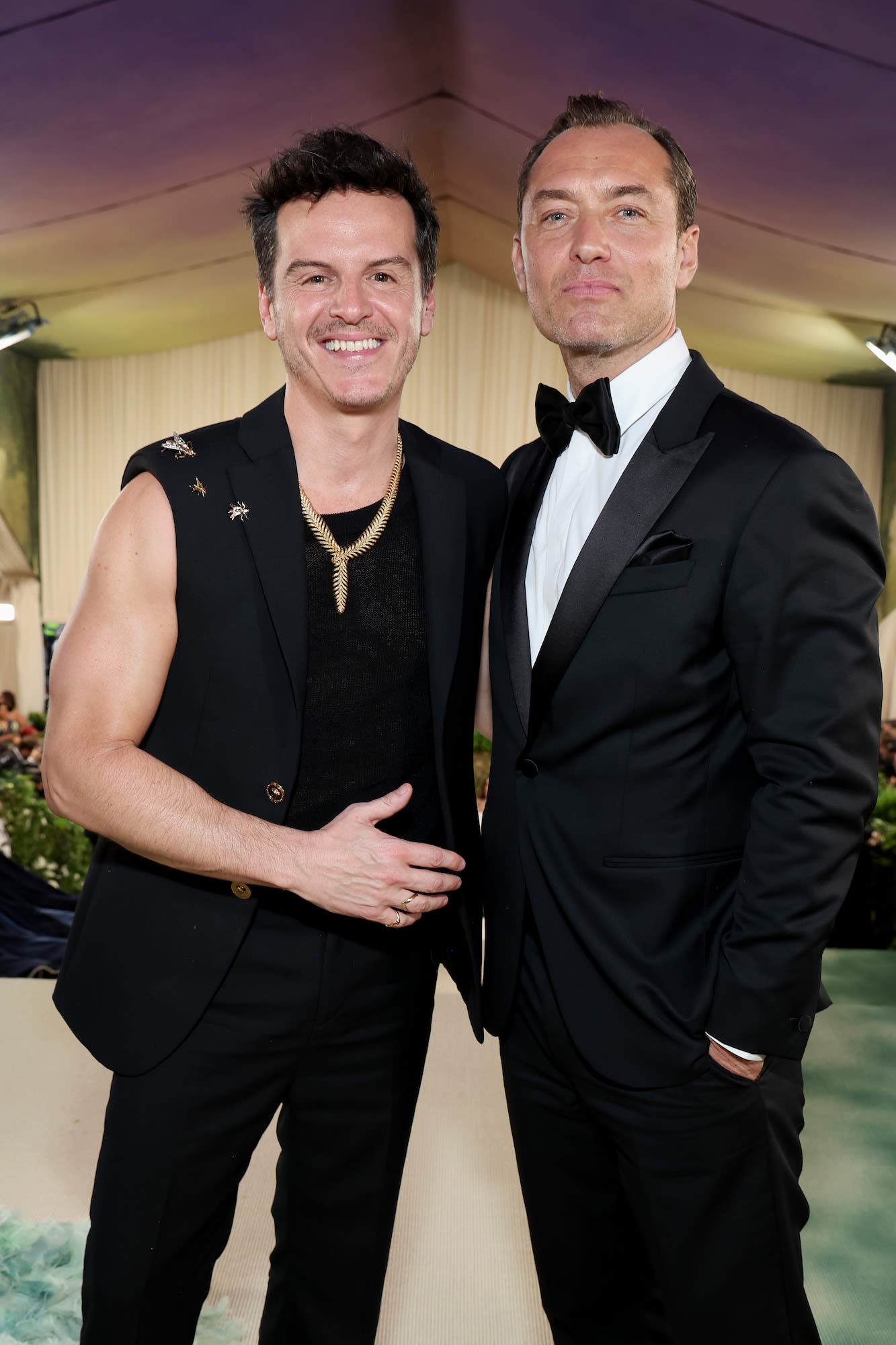 Andrew Scott Smiles With Jude Law at Met Gala for 2 Generations of ‘Talented Mr. Ripley’ Meetup