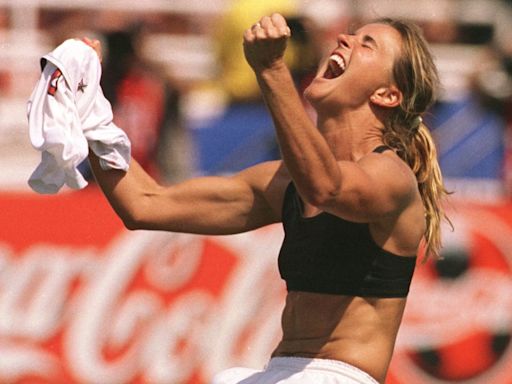 Brandi Chastain and the World Cup-winning celebration that changed women’s sport forever