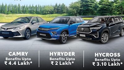 Toyota Dealer In UP Offers 100% Road Tax Waiver On Hybrids - Innova HyCross, HyRyder, Camry (Up To Rs 4.4 L Off)