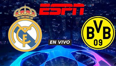 ESPN EN VIVO - cómo ver partido Real Madrid vs. B. Dortmund GRATIS hoy por TV y Streaming