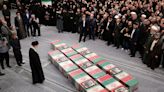 Iran vows to punish Israel at funeral for officers killed in embassy strike