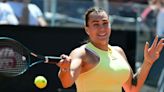 Aryna Sabalenka breezes past Jelena Ostapenko and into Rome Open semis