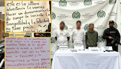 Cayeron cuatro integrantes de Los Satanás en Bogotá: operaban en el Siete de Agosto, Ciudad Bolívar y Tunjuelito