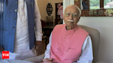 BJP leader LK Advani admitted to hospital, condition stable | India News - Times of India