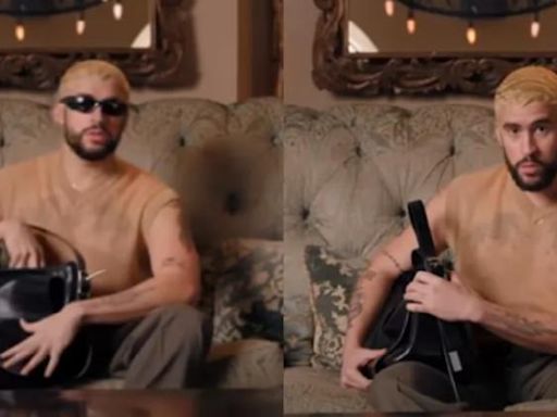 ¡Puro lujo! Reveló Bad Bunny lo que carga en su bolso; “cosas básicas"