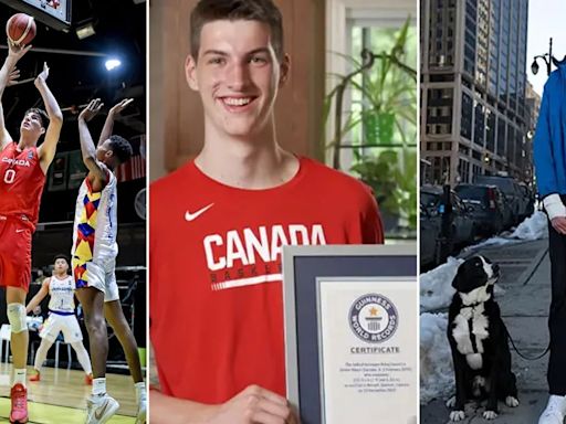 La historia viral de la promesa del básquet que tiene el récord Guinness del adolescente más alto del mundo y sueña con hacer historia en la NBA