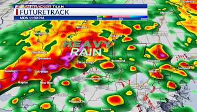 Baton Rouge severe weather: Multiple rounds of rain bring severe storm and flood risks