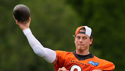 Joe Burrow is back throwing after his wrist surgery and says he feels good