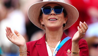 Queen Mary of Denmark watches Olympic Dressage Team Grand Prix Special