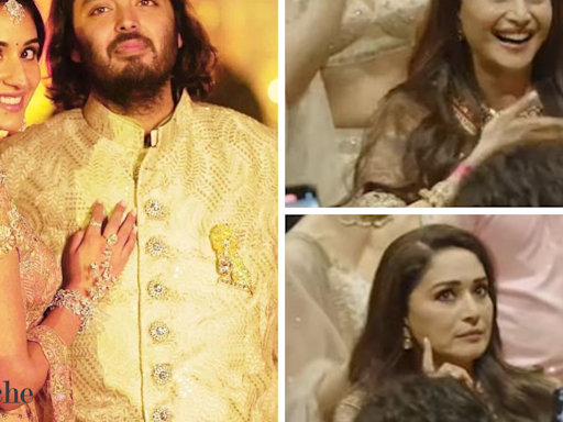 Anant Ambani wedding: Madhuri Dixit enchants guests with iconic 'Choli Ke Peeche' dance. Watch