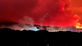 Iceland volcano eruption: Piercing alarm rang loud as orange glow of a mushroom cloud filled the sky