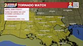 UPDATE: A ***TORNADO WATCH*** has been issued for much of the area