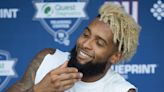 Odell Beckham Jr. dropped by Giants’ facility on Monday