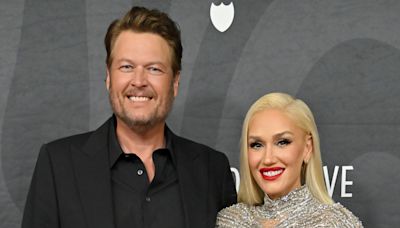 Blake gushes over 'superwoman' Gwen and 'incredible' stepsons at charity gala