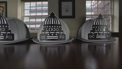 "A powerful reminder of the sacrifices made" | Memorial helmets to honor DC firefighters who lost their lives in line of duty