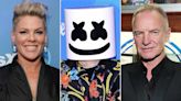 Pink Teases 'Beautifully Random' Collaboration with Sting and Marshmello