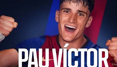 El delantero Pau Víctor, vinculado al FC Barcelona hasta 2029