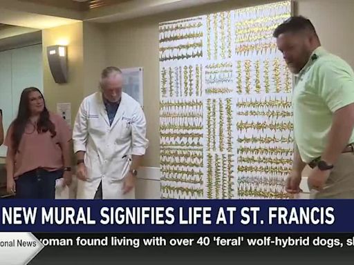 Heartbeat mural unveiled at St. Francis