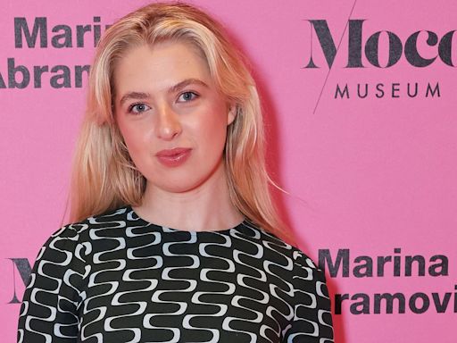 Anais Gallagher looks amazing in patterned dress as she attends a gala