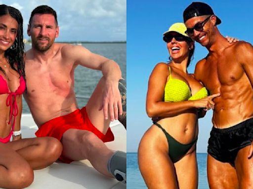 ¡Como reyes! Así son las vacaciones de Lionel Messi y Cristiano Ronaldo