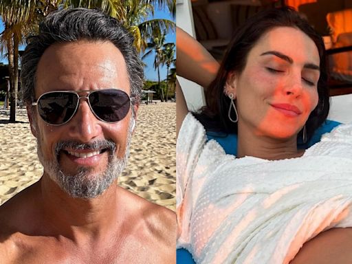 Grávida da segunda filha com Rodrigo Santoro, Mel Fronckowiak reaproveita roupas da primeira filha