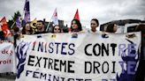 Manifestaciones feministas en Francia contra la extrema derecha