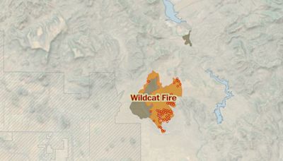 Maps of the Wildcat Fire in Arizona