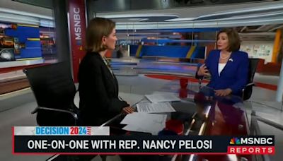 Nancy Pelosi Hands Katy Tur Her Ass