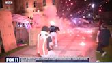 Counterprotesters Shoot Fireworks Into UCLA Encampment
