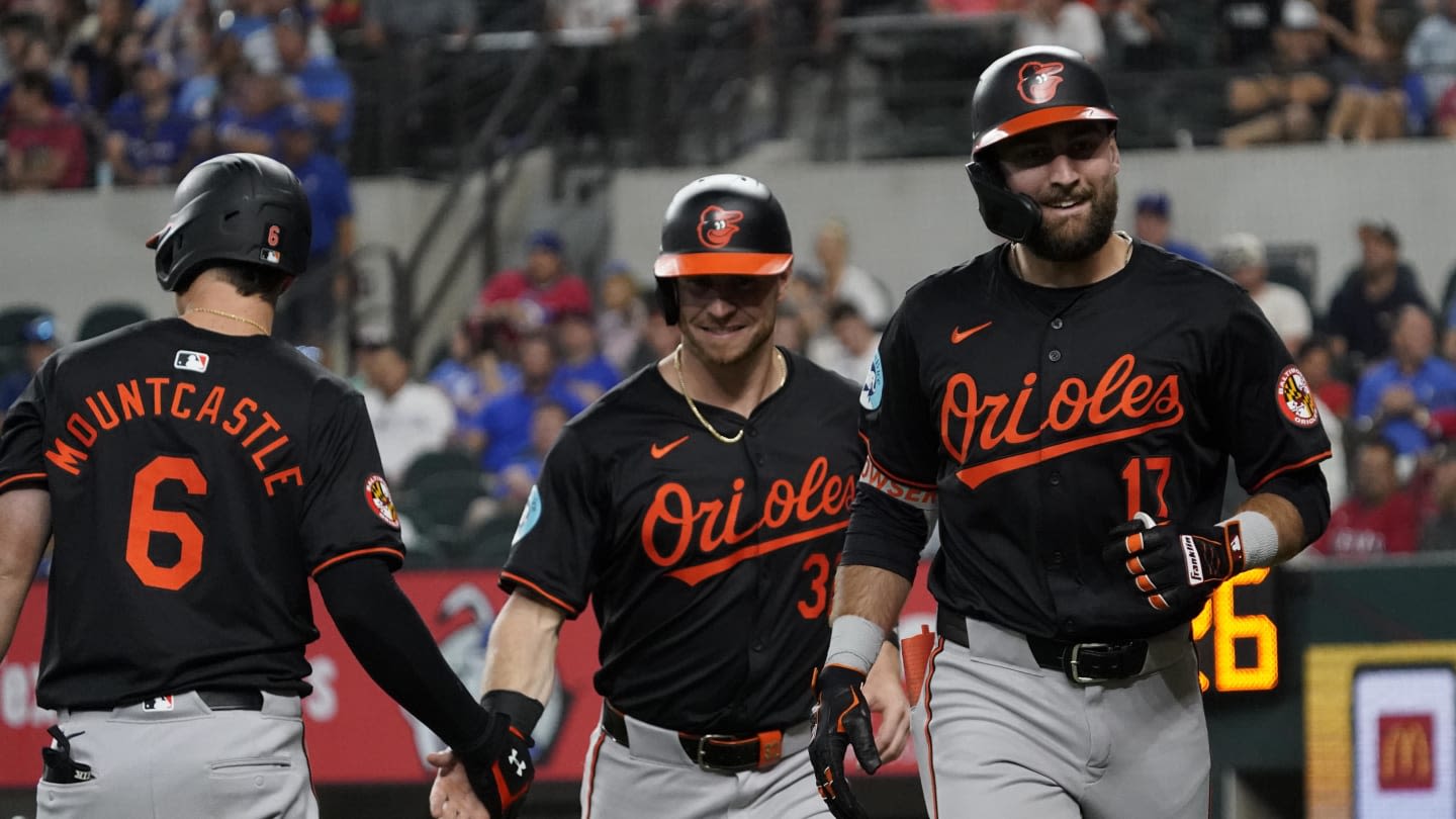 Baltimore Orioles Blast Four Homers In Texas Rangers' Deflating Two-Hit Second-Half Opener