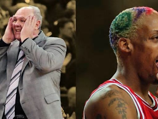 "What he's doing is illegal" - When George Karl lashed out at Dennis Rodman for turning an NBA game into a circus