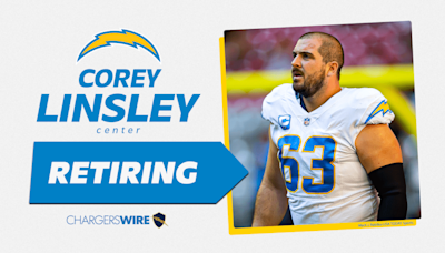 Chargers release Corey Linsley, who is expected to retire