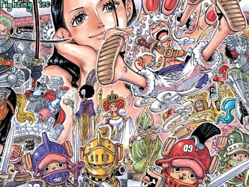 One Piece Creator Shares Behind-The-Scenes Sketch for Chapter 1113 Cover