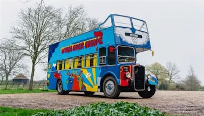 Paul McCartney’s Wings tour bus could fetch up to £200,000 at auction