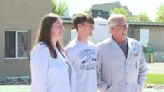 From surviving a car crash to becoming a basketball champion, a Marshfield teen thanks the medical team that helped him recover